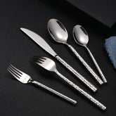 Elle Silver Luxury Cutlery Set | Yedwo
